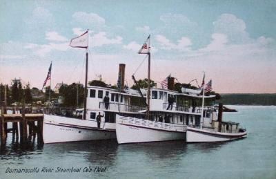 Damariscotta River Steamboat Co. Fleet, 1906. (JPEG)